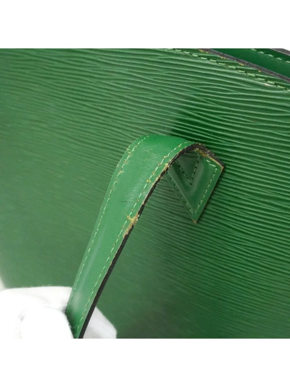 Louis Vuitton Handbag Epi Saint Jacques Borneo Green